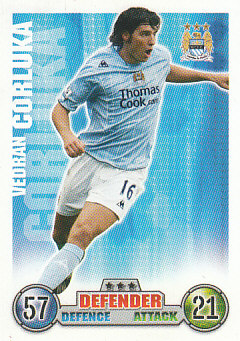 Vedran Corluka Manchester City 2007/08 Topps Match Attax #164